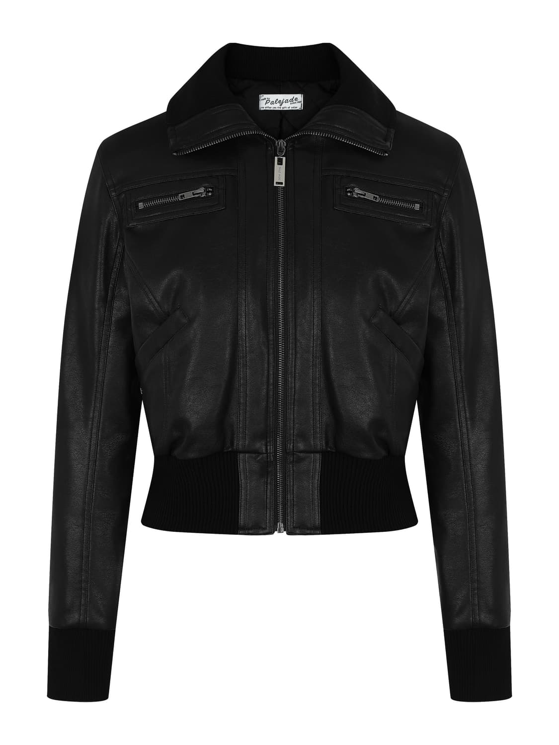 페일제이드 레트로 패디드 크롭 봄버 자켓 상품이미지1