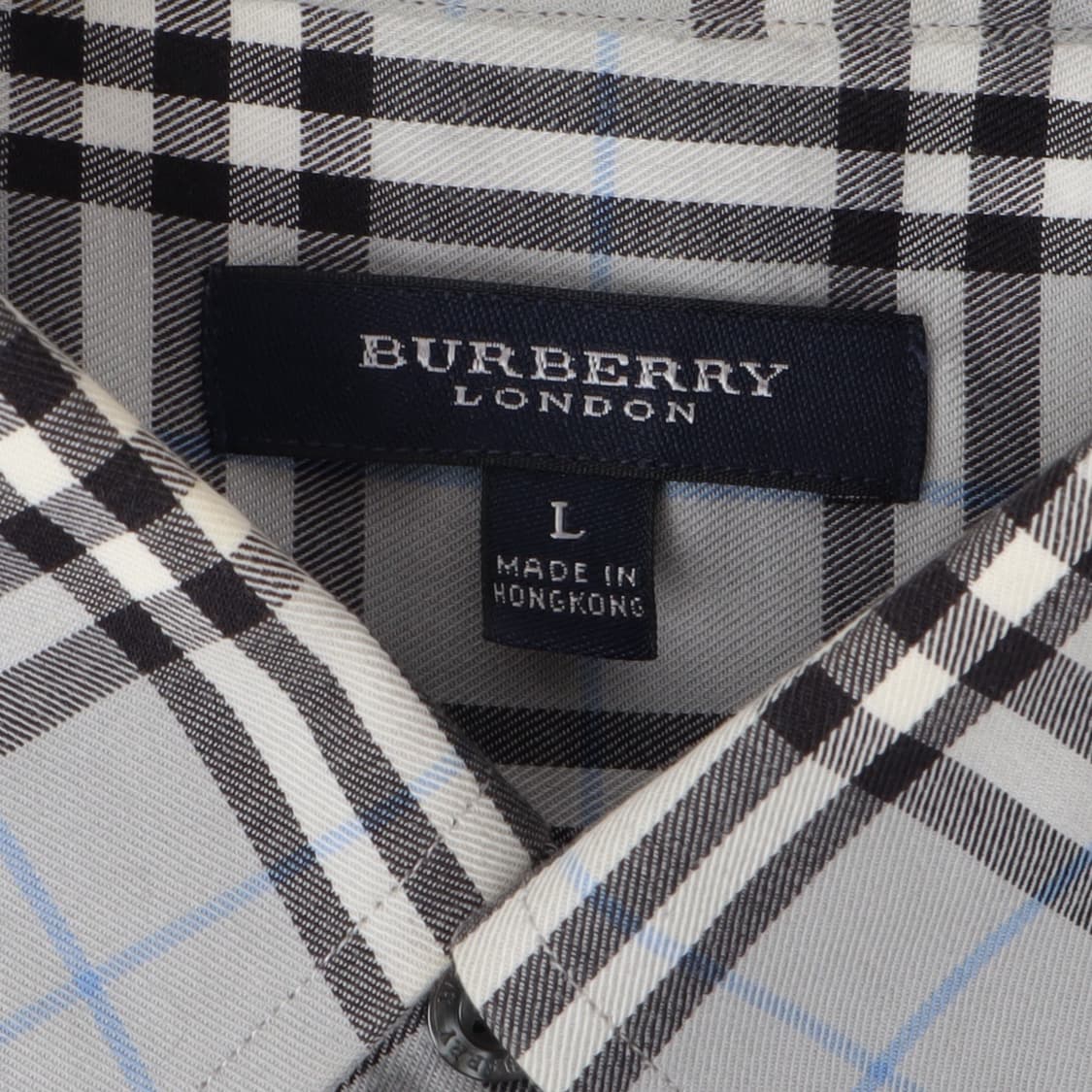 버버리 그레이 노바체크 하프 셔츠 상품이미지8