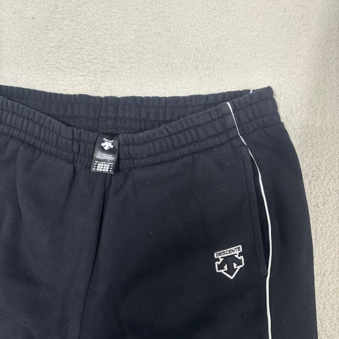 L 데상트 블랙 스웻 조거 팬츠 1210-2 상품이미지3