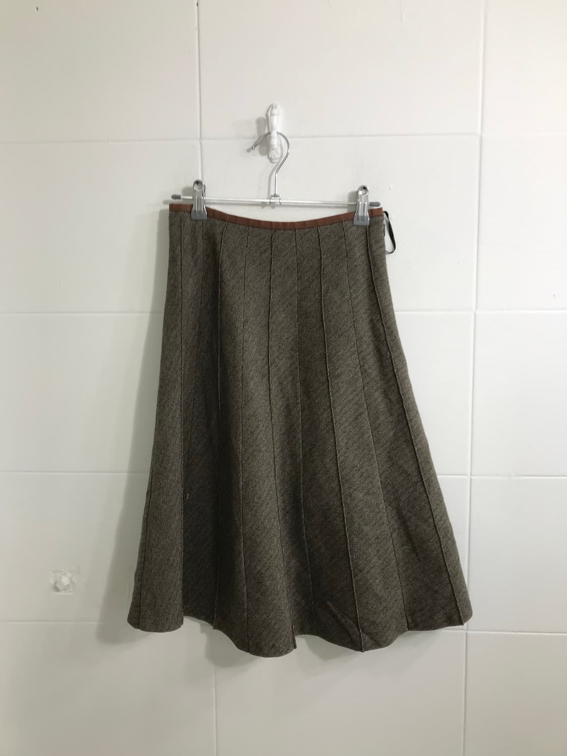 엑시즈팜 카키브라운 하구미 모리걸 겨울야상 코디세트 상품이미지7