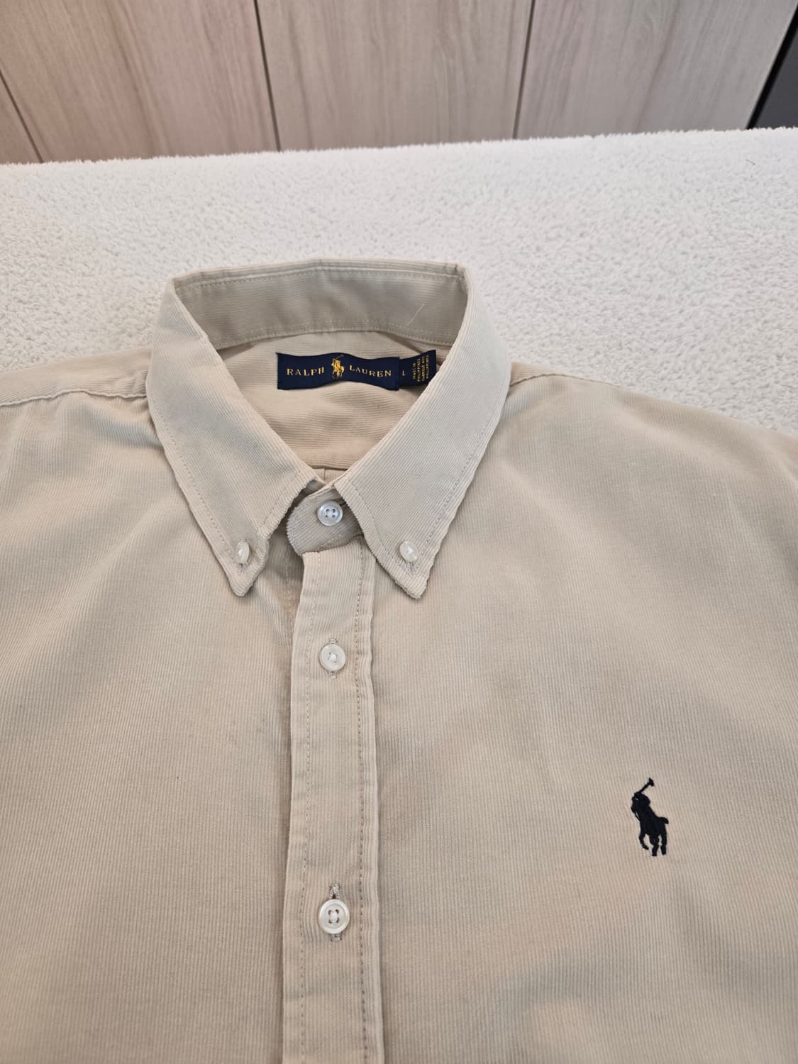 폴로 랄프로렌 베이지 셔츠 남방 L 상품이미지6