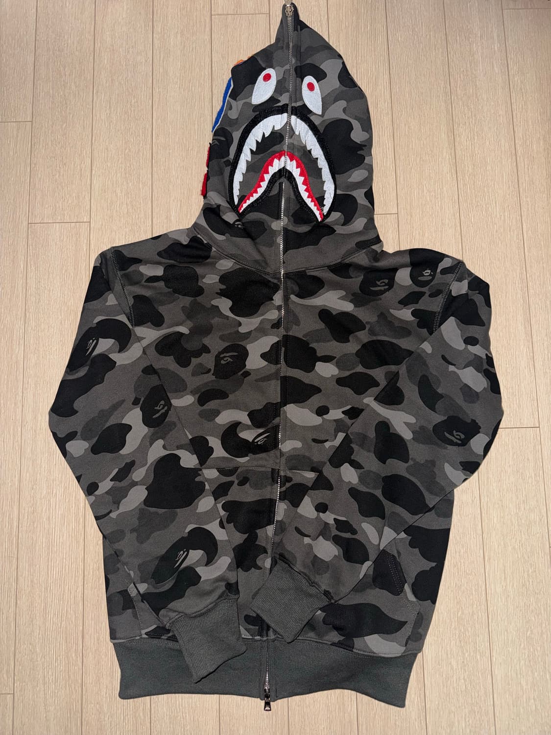 베이프 샤크 후드 블랙  상품이미지1