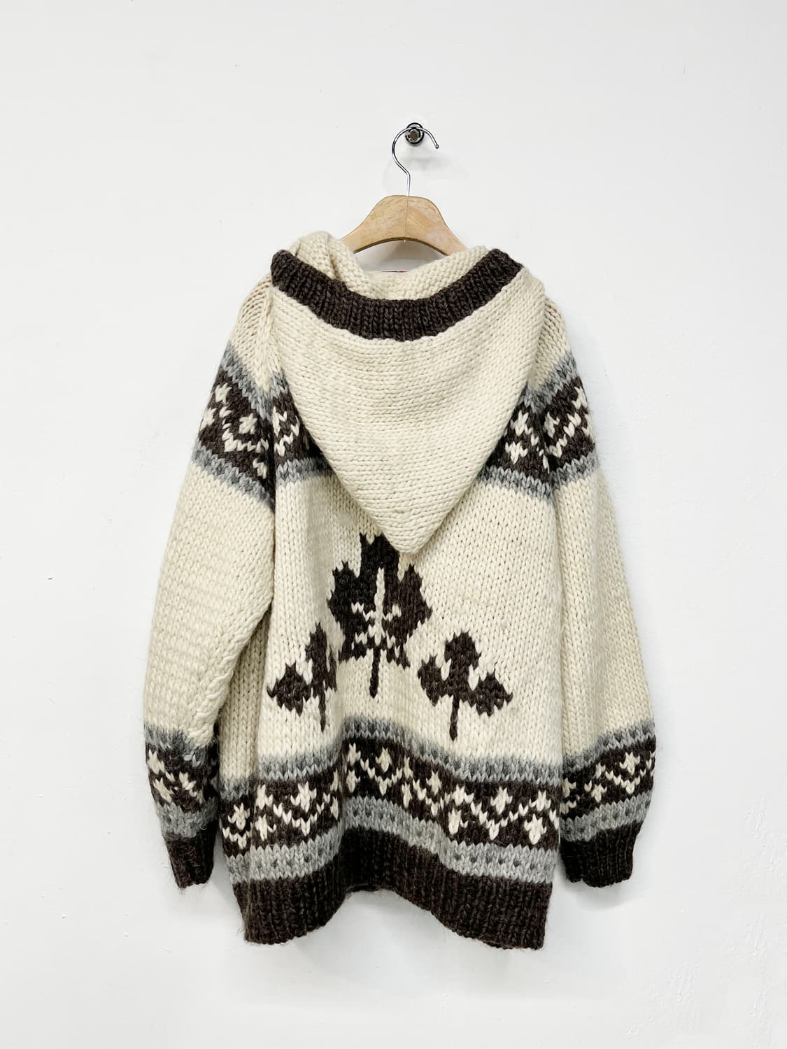 MAYA HOUSE  핸드메이드 코위찬 후드 가디건 상품이미지8