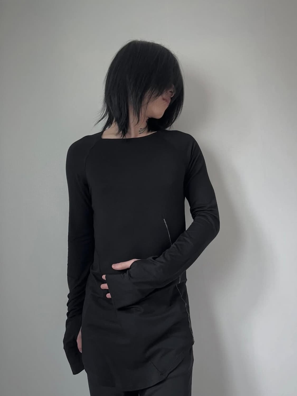 N/07 Asymmetrical Overlock Long Cutsew 상품이미지10