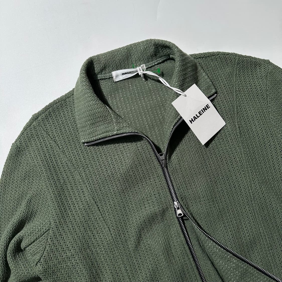 (새상품) 알렌느 투웨이 니트 집업 상품이미지4