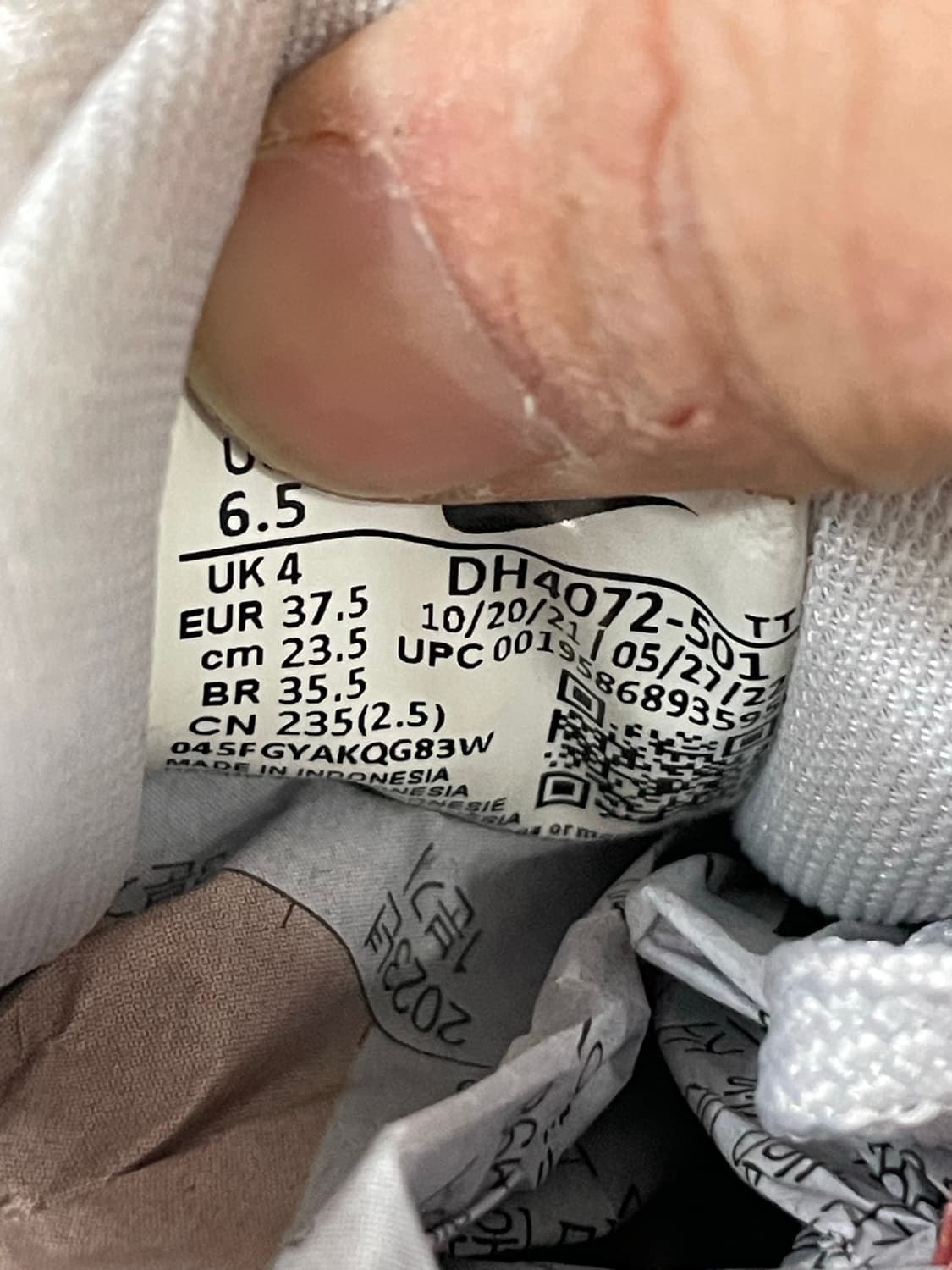 나이키 에어 줌 페가수스39 위스퍼 서밋 화이트 235 상품이미지10