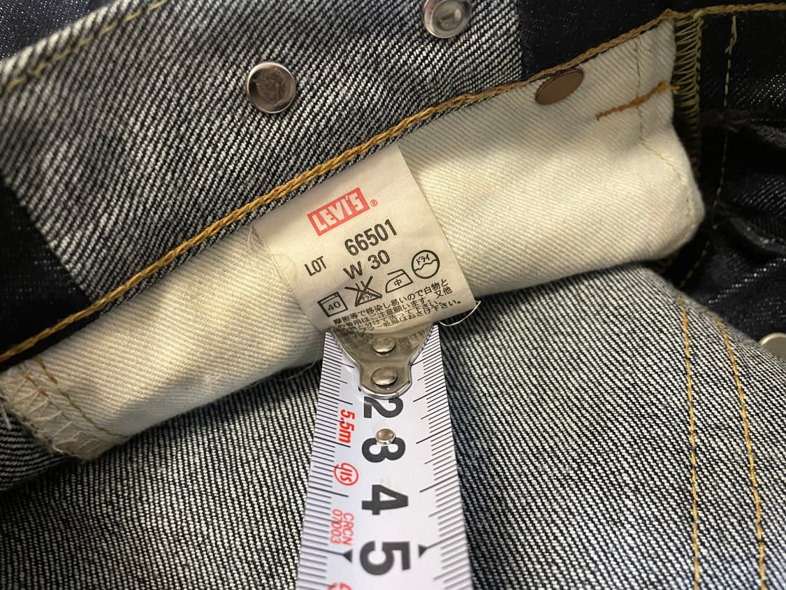 리바이스 LVC Japan 일본 66501 리지드 로우라이즈커스텀 상품이미지5