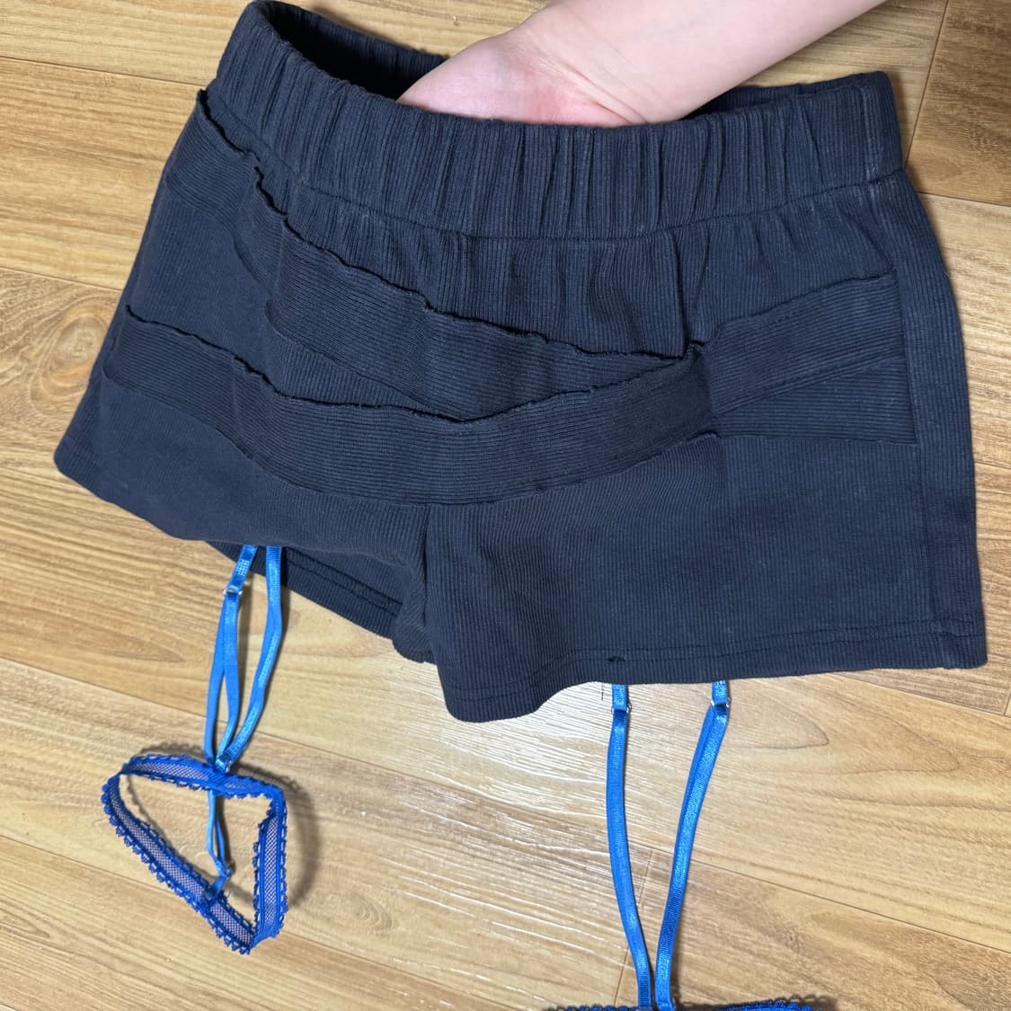 oshigh Bandage Garter Shorts 오스하이 가터쇼츠 상품이미지3