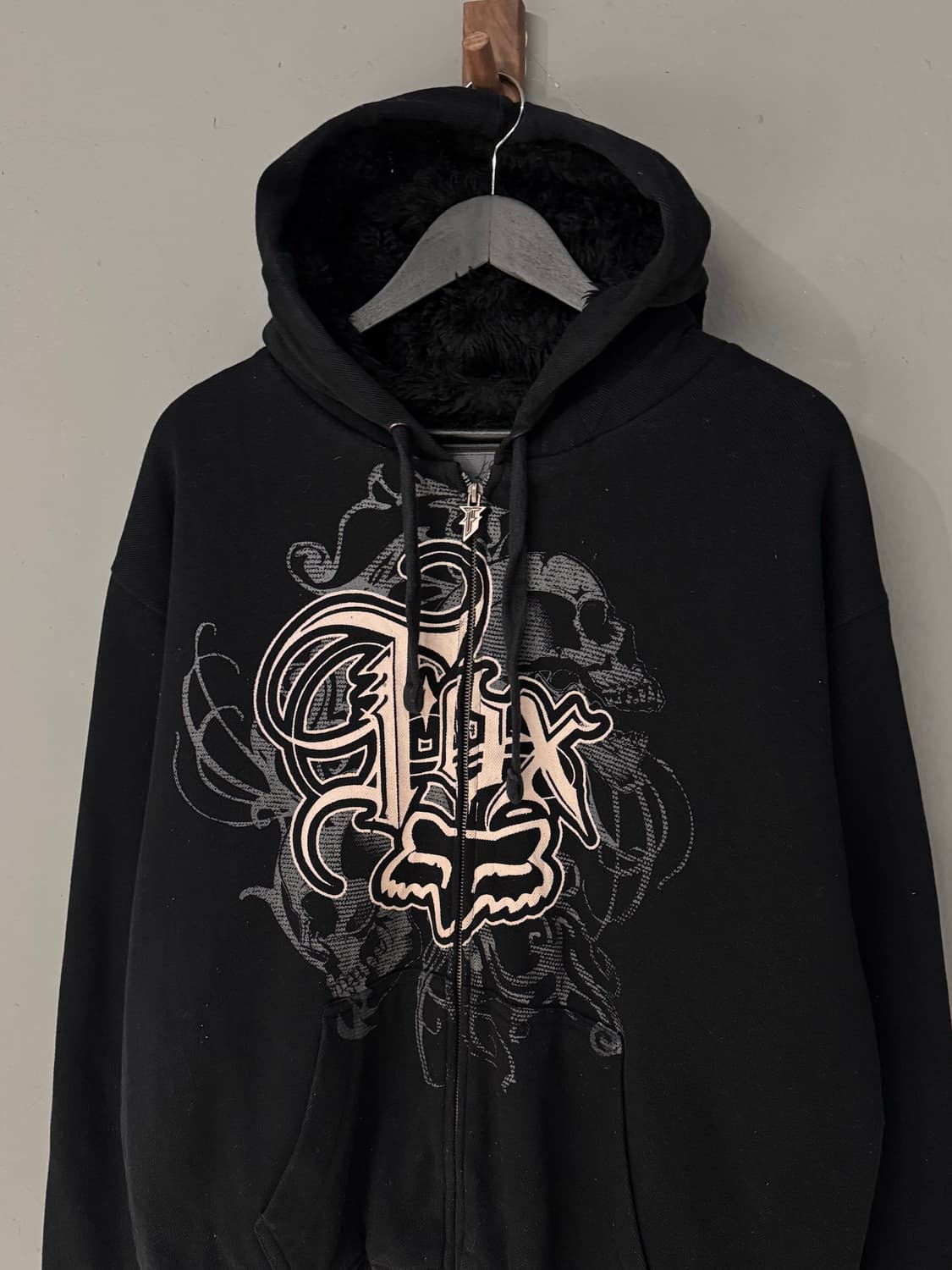 폭스레이싱 사스콰치 레터링 후드집업  상품이미지2