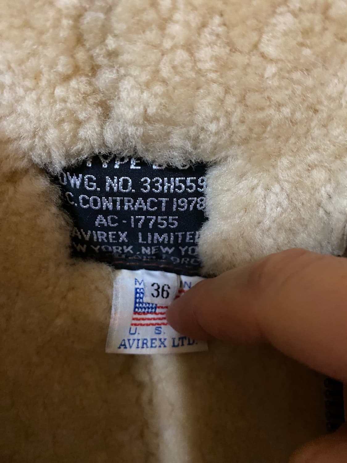 아비렉스 b-3 상품이미지2