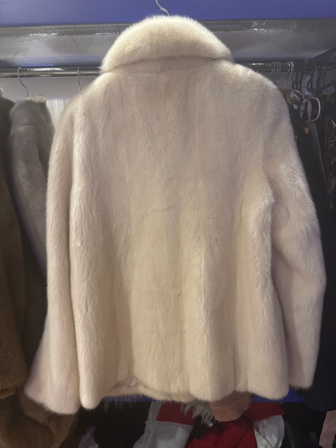 밍크코트 아이보리 베이지 상품이미지2