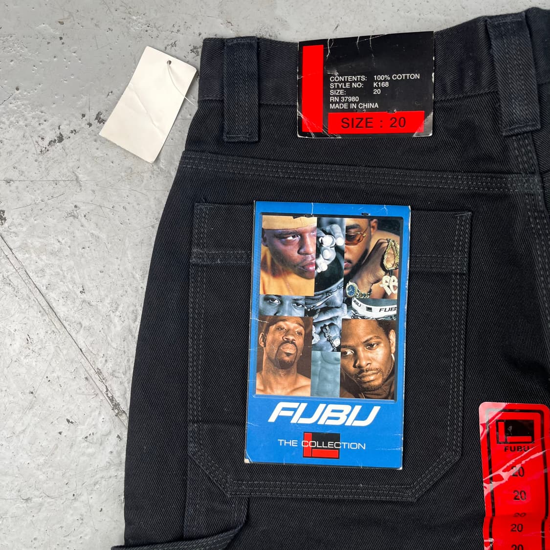 빈티지 Fubu 카펜터 데님 쇼츠 블랙 상품이미지8