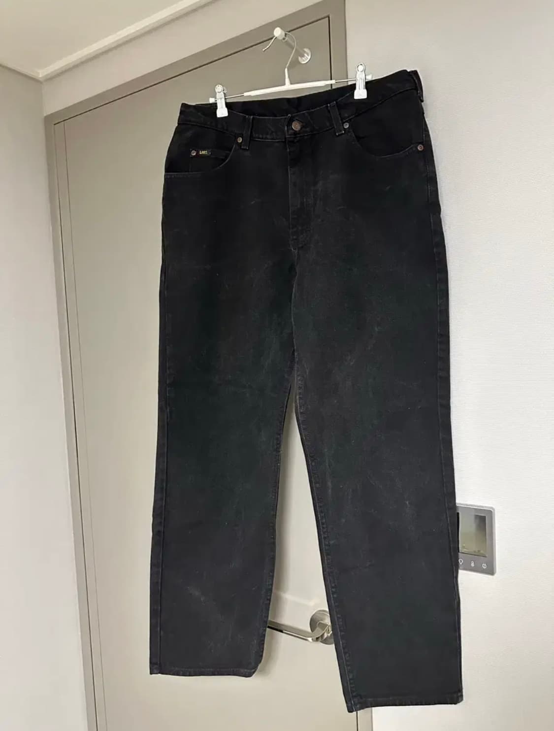 Lee 블랙 와이드 데님 상품이미지2