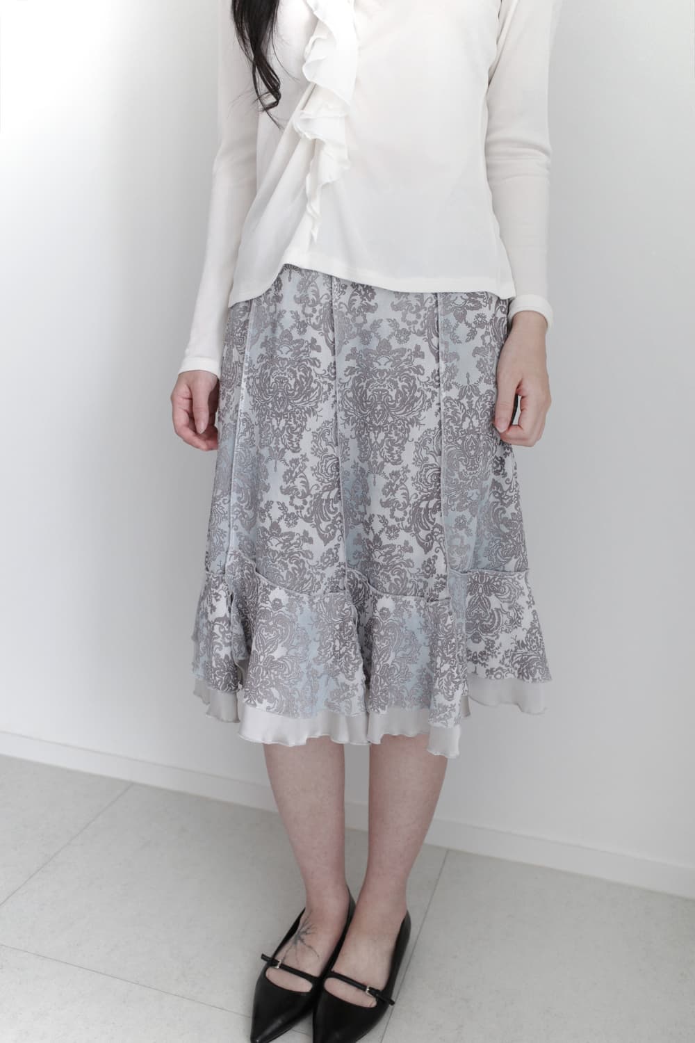 flower painted skirt  상품이미지6