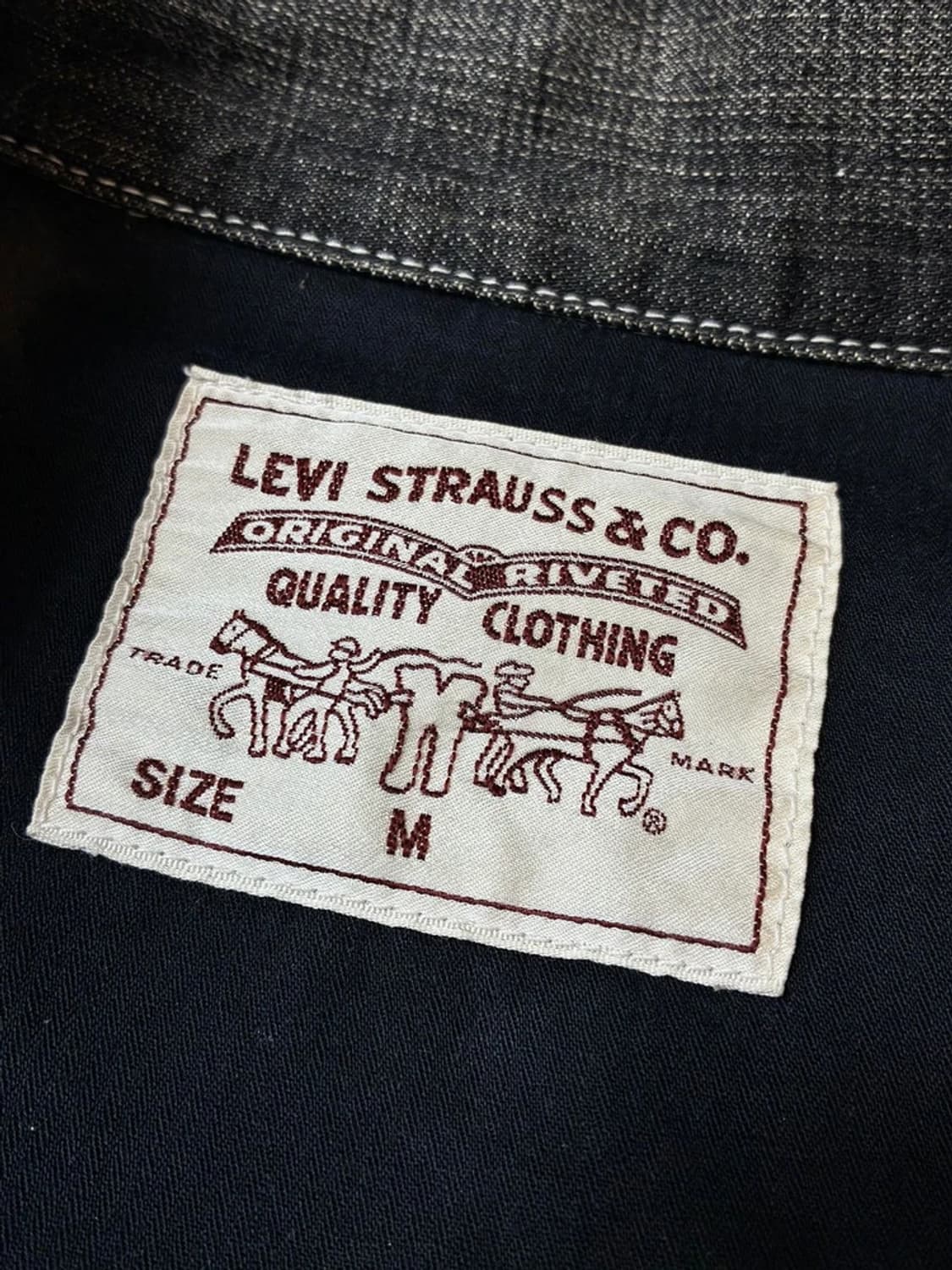 리바이스 00's 1세대 에이징 데님 트러커 자켓 PN8917 상품이미지7