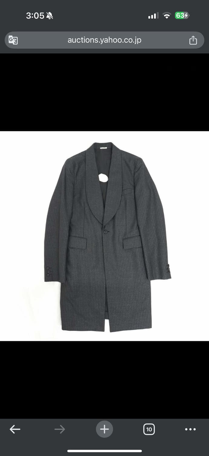 꼼데가르송 옴므플러스 숄칼라 코트 s 상품이미지5