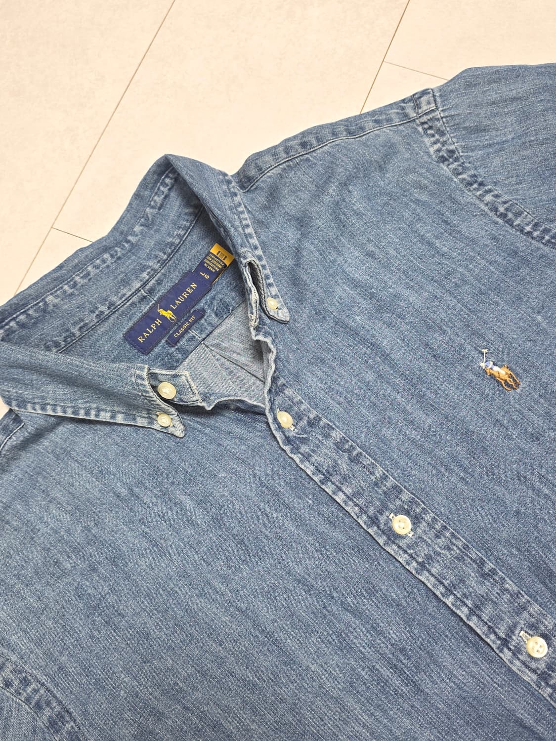 폴로 랄프로렌 데님셔츠 L 청남방 상품이미지2