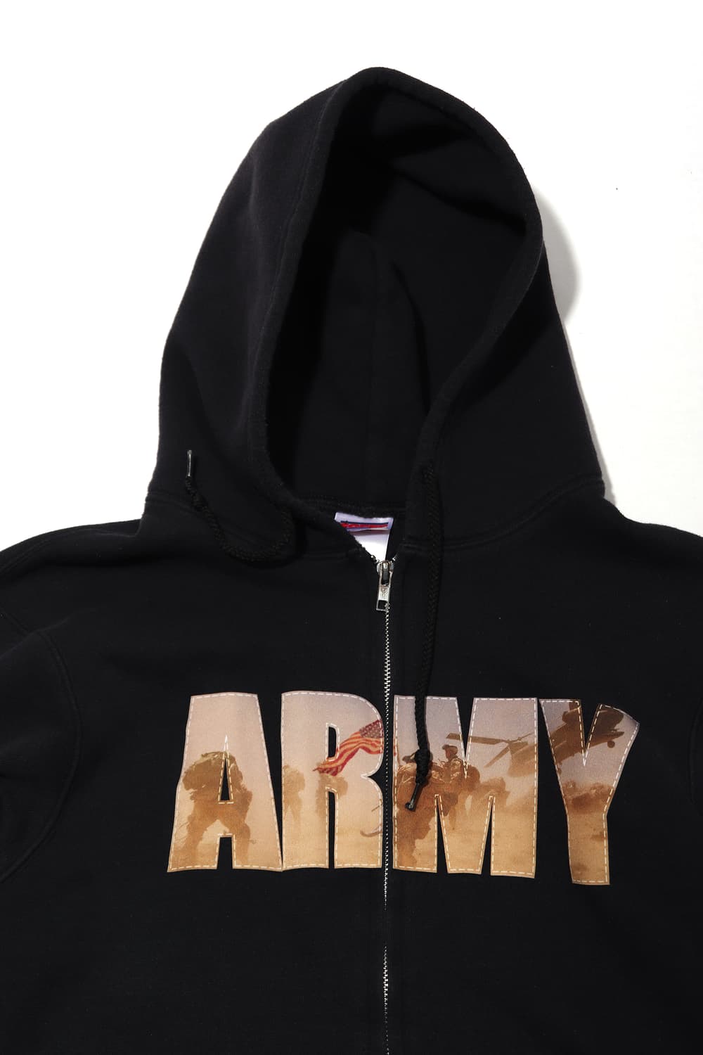 SOFFE 00s ARMY 기모 후드 집업 size L 상품이미지3