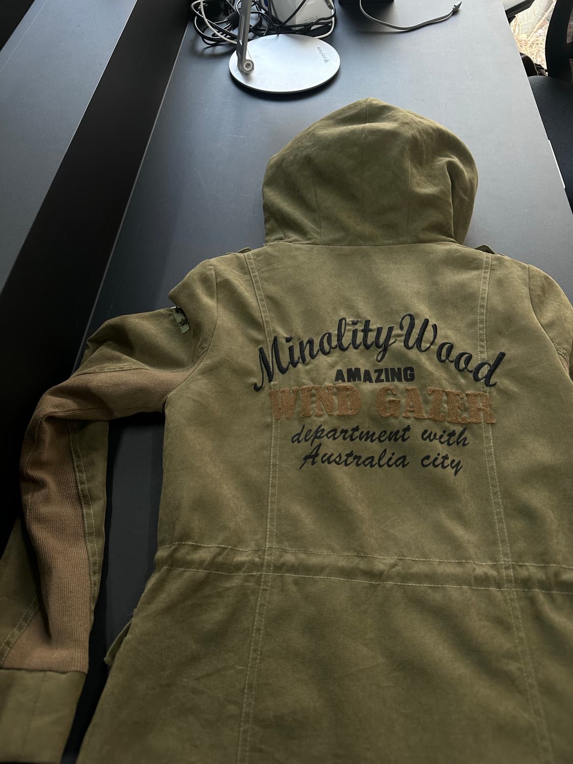 D.i.a Y2k 사선지퍼 카키롱자켓 상품이미지8