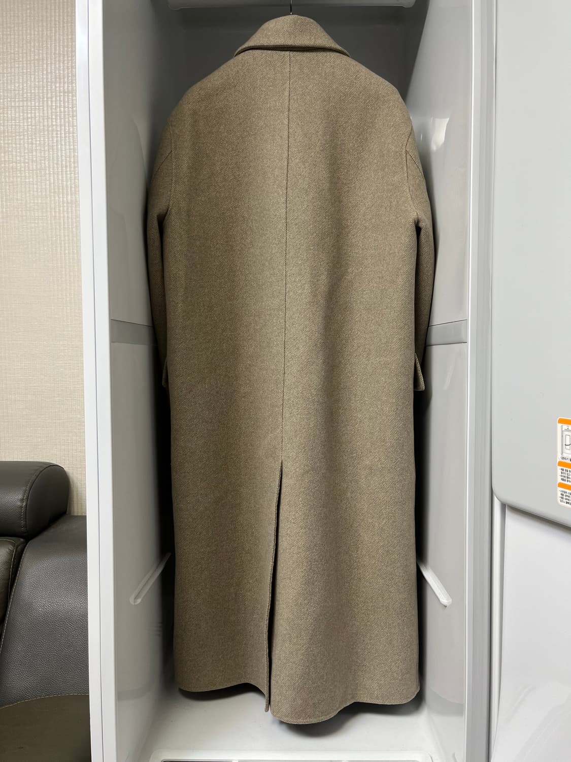 솔리드옴므 21fw 트윌 베이지 코트 46사이즈 상품이미지2