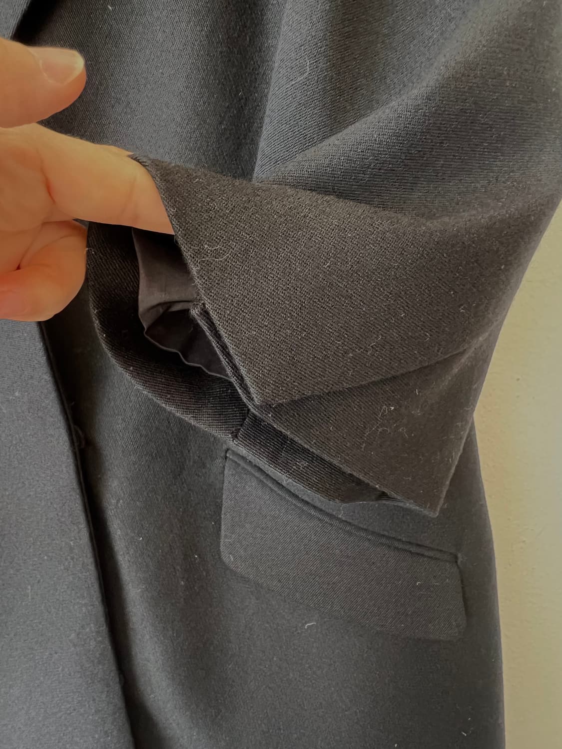  지보티첼리 여성 블랙 간절기 울코트  상품이미지6