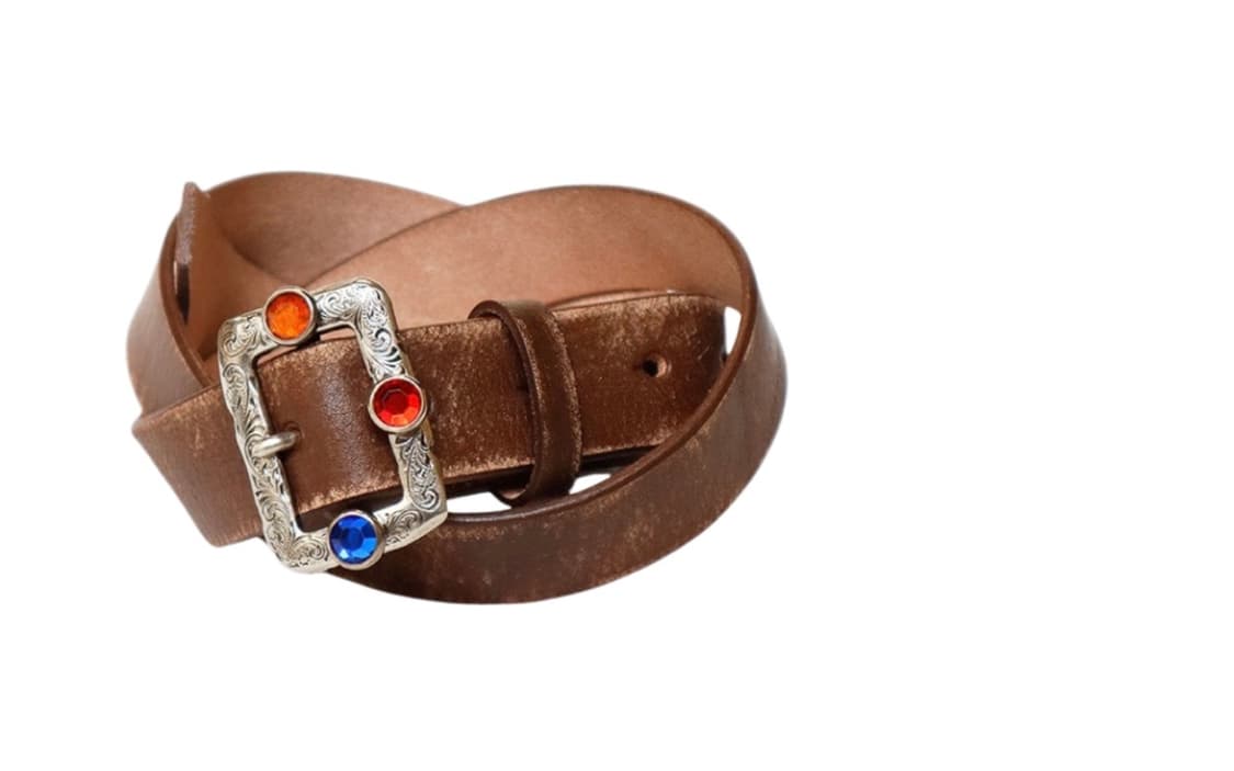 캐피탈 스터드 벨트 브라운 상품이미지1