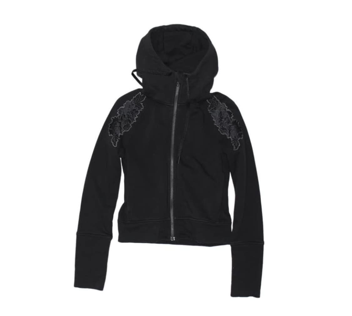 룰루레몬 포스트로너 블랙 자수 후드집업 상품이미지1