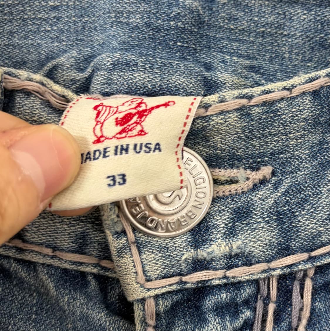 트루릴리전 월드투어 데님 팬츠 상품이미지8