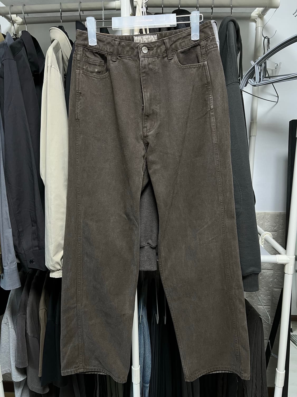 [1] 마티스큐레이터 와이드 다잉 데님 팬츠 상품이미지1