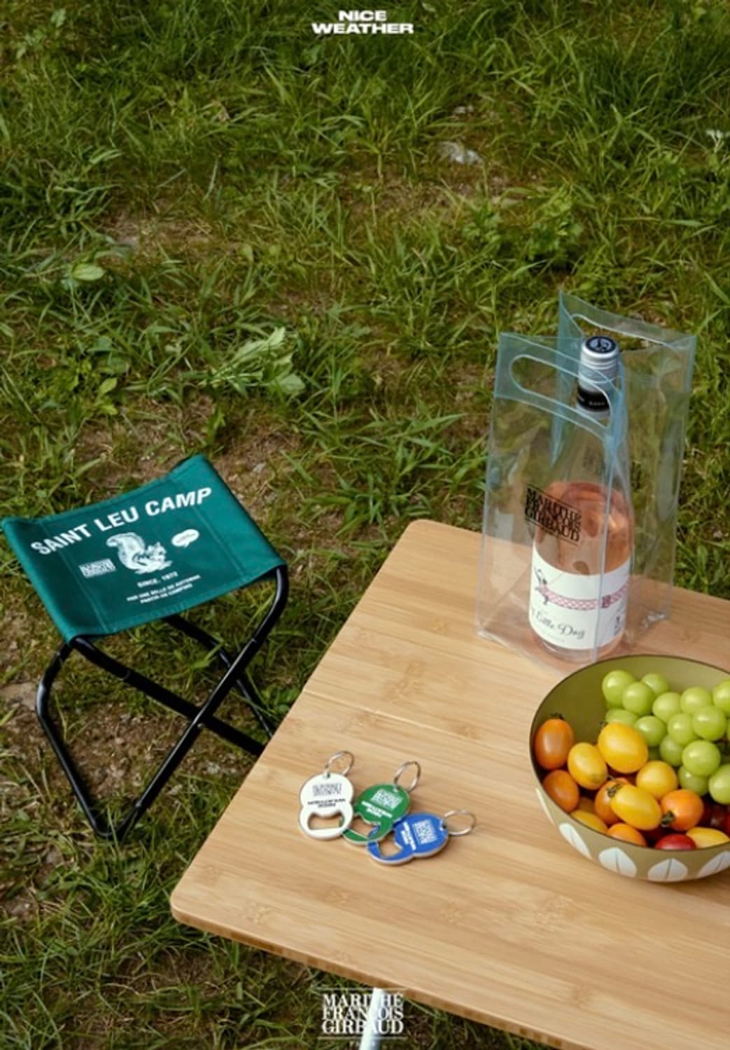 나이스웨더X마리떼 캠핑 의자 2개 상품이미지1