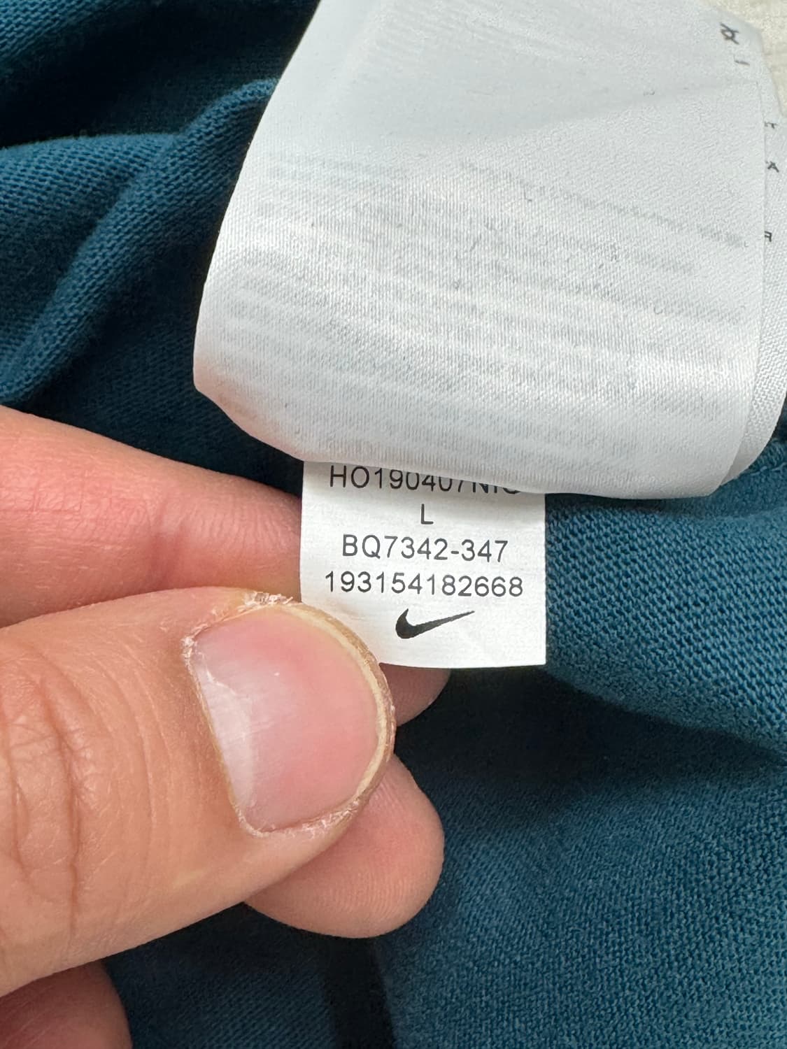 나이키 ACG 반팔 티셔츠 미드나잇 터콰이즈 US L 상품이미지6