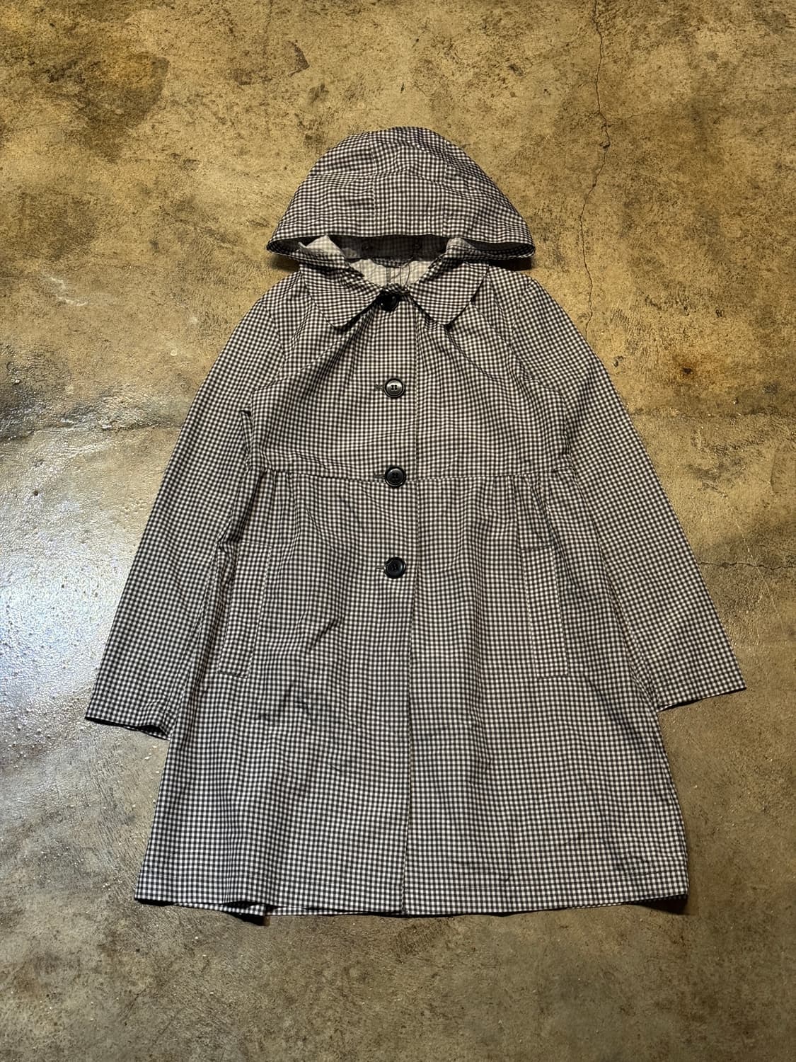 44-55 ) COMME CA ISM Checked Rain Coat 상품이미지4