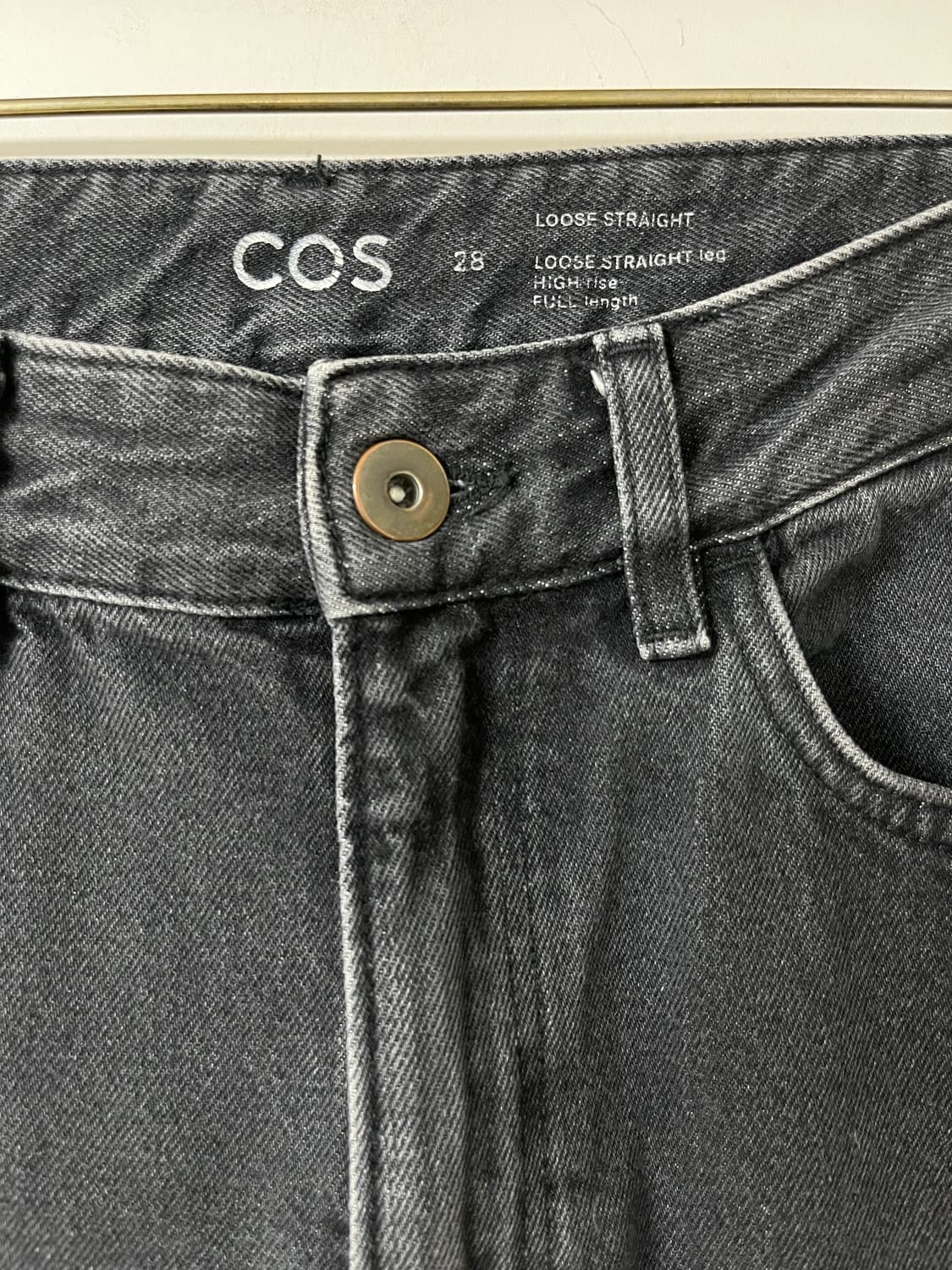 코스 흑청 코스 loose straight 진 상품이미지4