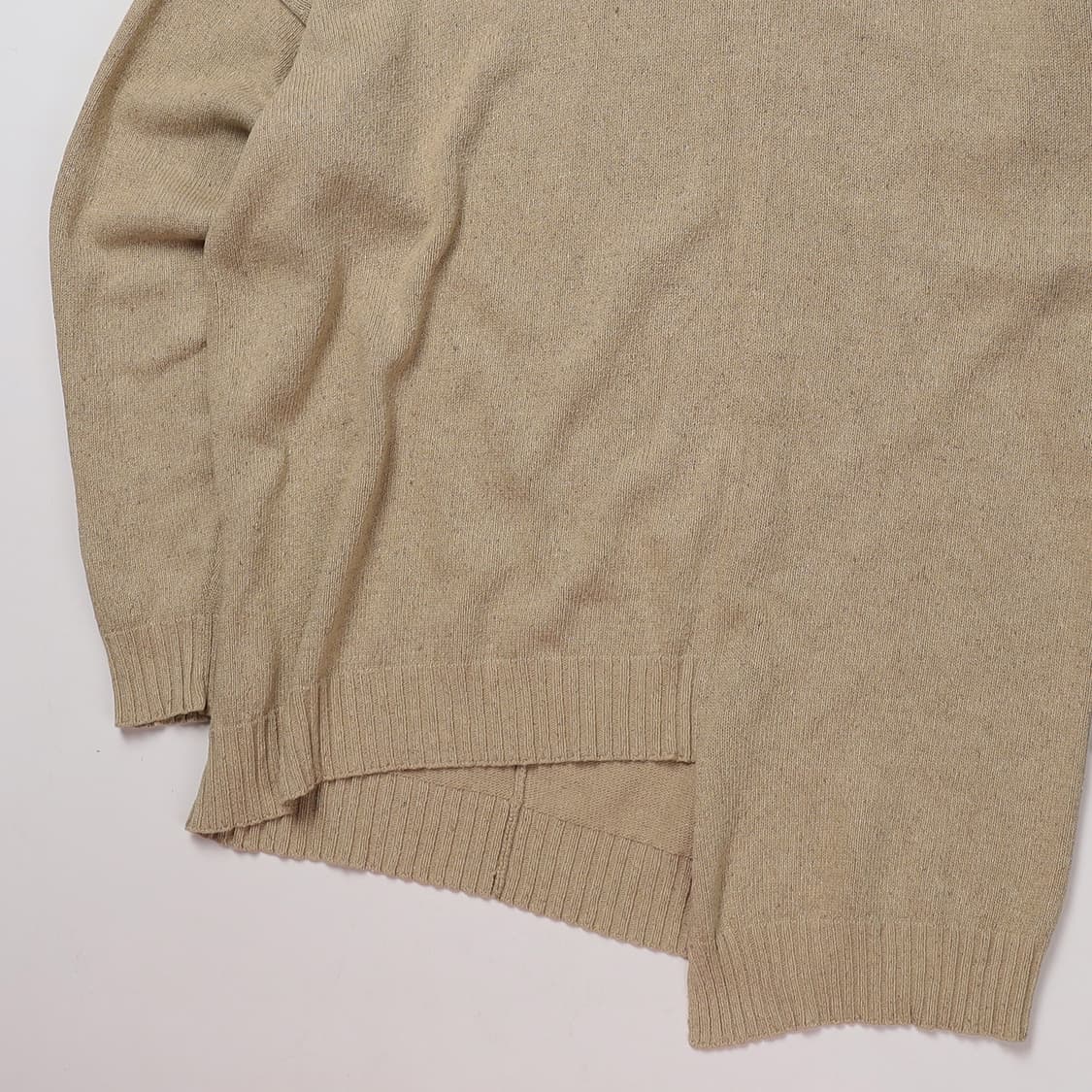 UNUSED 실크&코튼 혼방 언발 오버핏 니트   상품이미지7