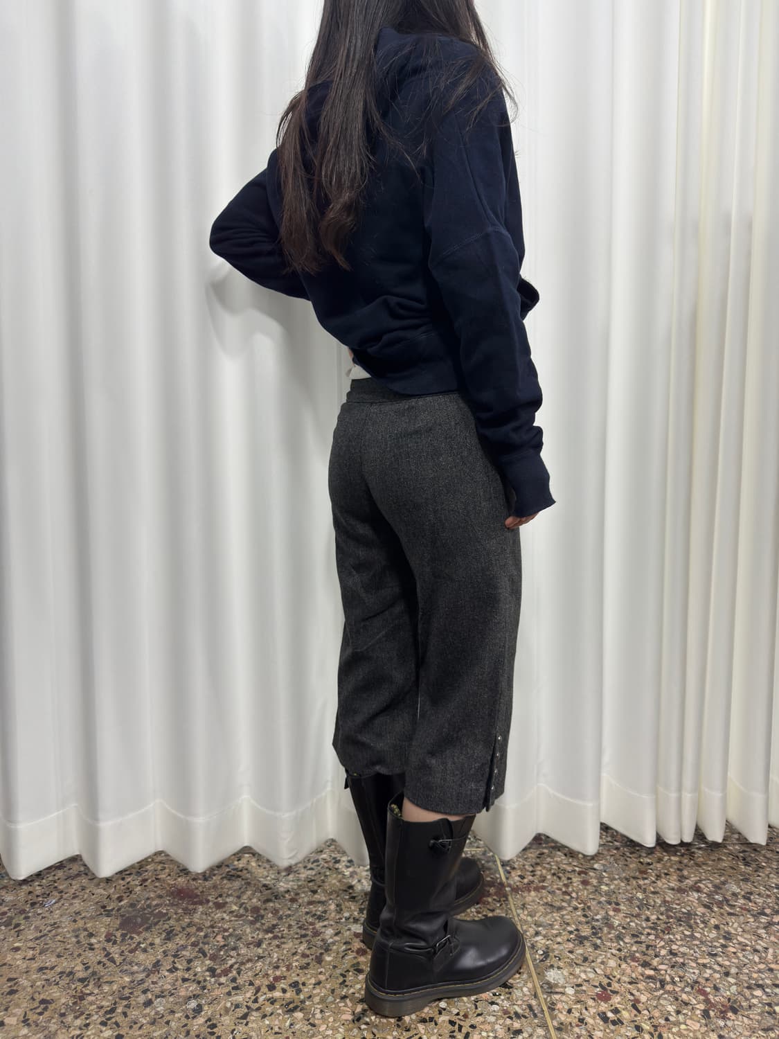 comme ca ism design wool half pants 상품이미지6