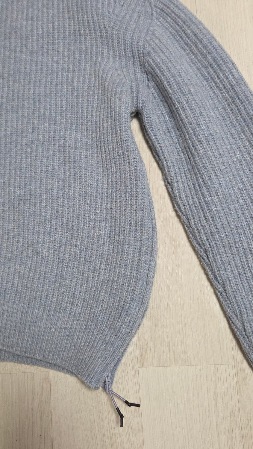 (착샷) 언어펙티드 오버사이즈 크루넥 니트 상품이미지5