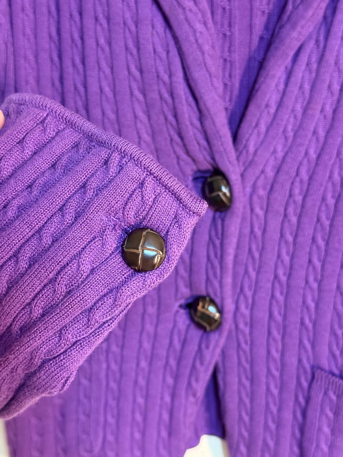 빈폴 꽈배기니트 가디건 상품이미지3