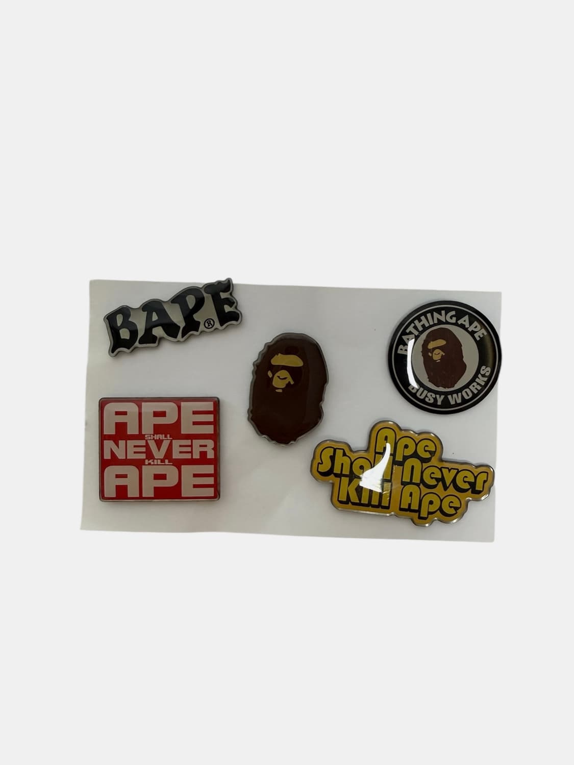 베이프 bape 뱃지 세트 상품이미지1