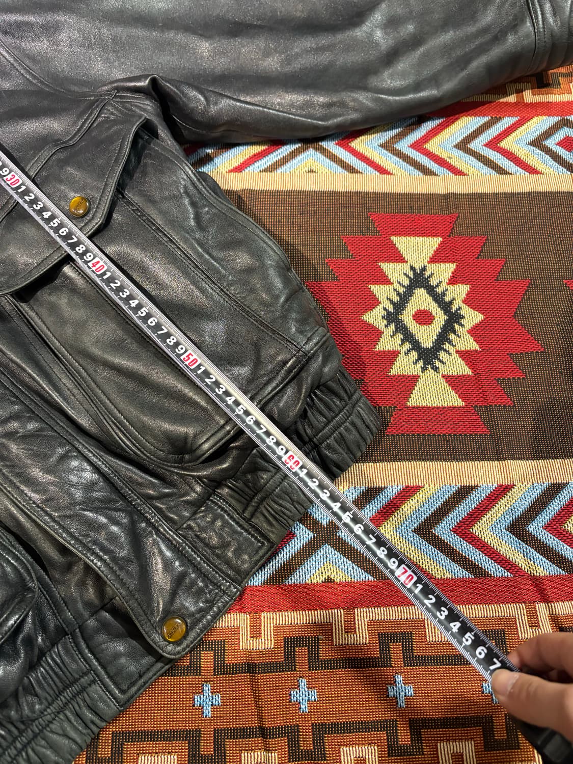 빈티지 양털,양가죽 100% 천연 무스탕자켓 상품이미지7