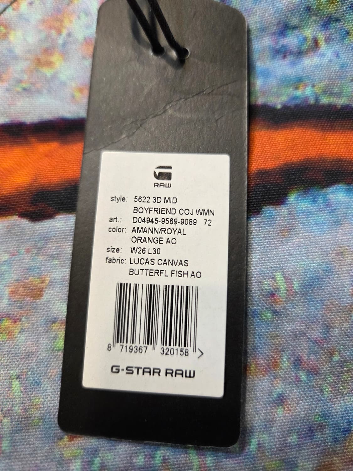 G-Star RAW 프린트 패턴 바지(W26/L30) 상품이미지6