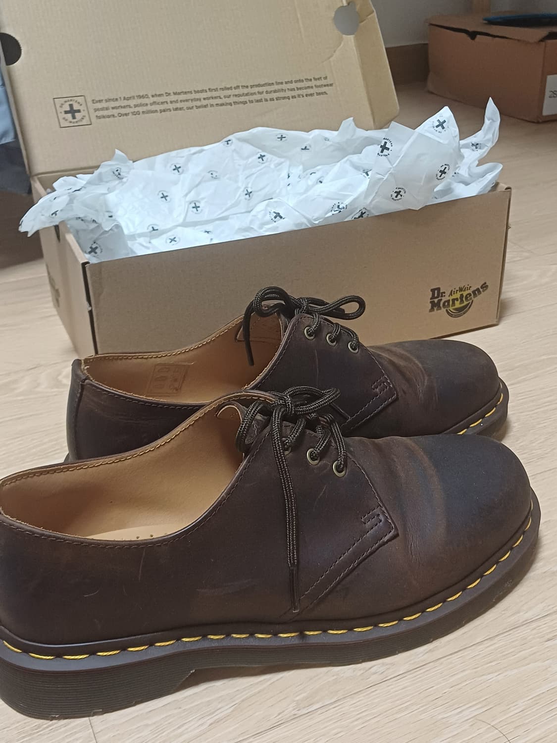 닥터마틴 1461 크레이지호스  270mm 판매합니다 상품이미지3