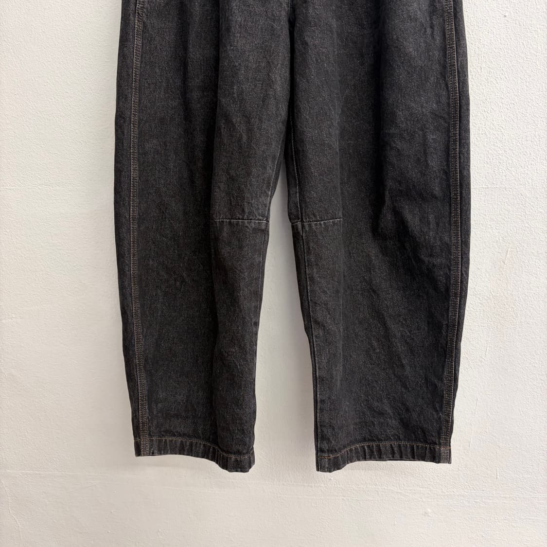 스튜디오 톰보이 블랙 데님 팬츠 67-92(S) 상품이미지5