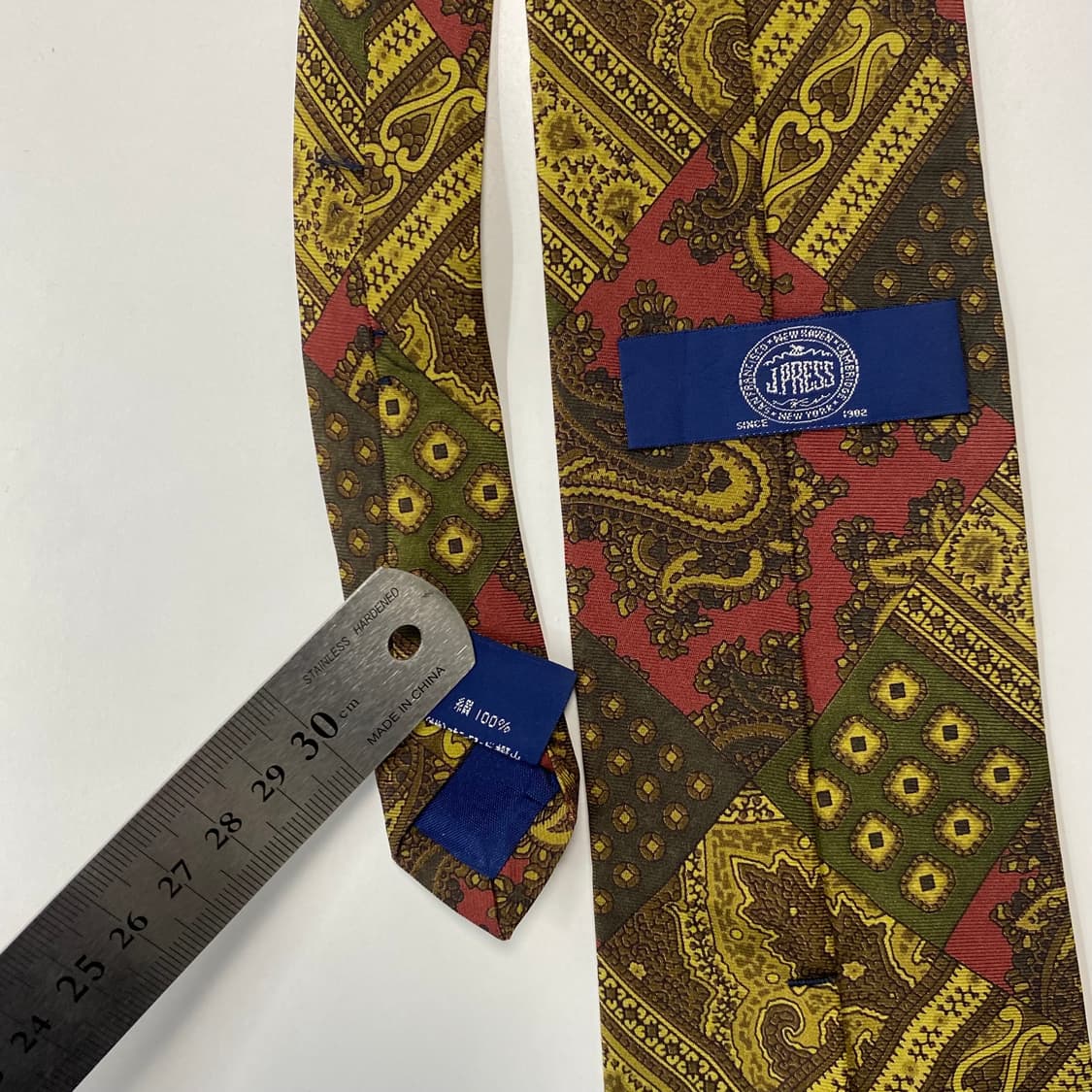 제이프레스(J.Press) 페이즐리 명품 정품 넥타이 상품이미지6