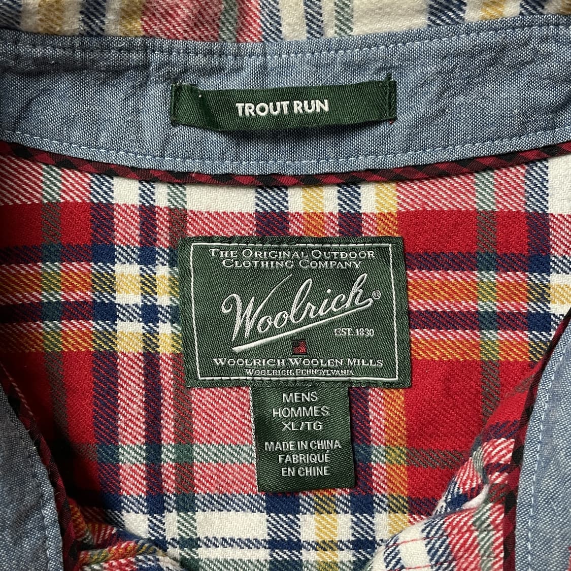 WOOLRICH 울리치 빈티지 체크패턴 플란넬 코튼 셔츠 A00343 상품이미지9