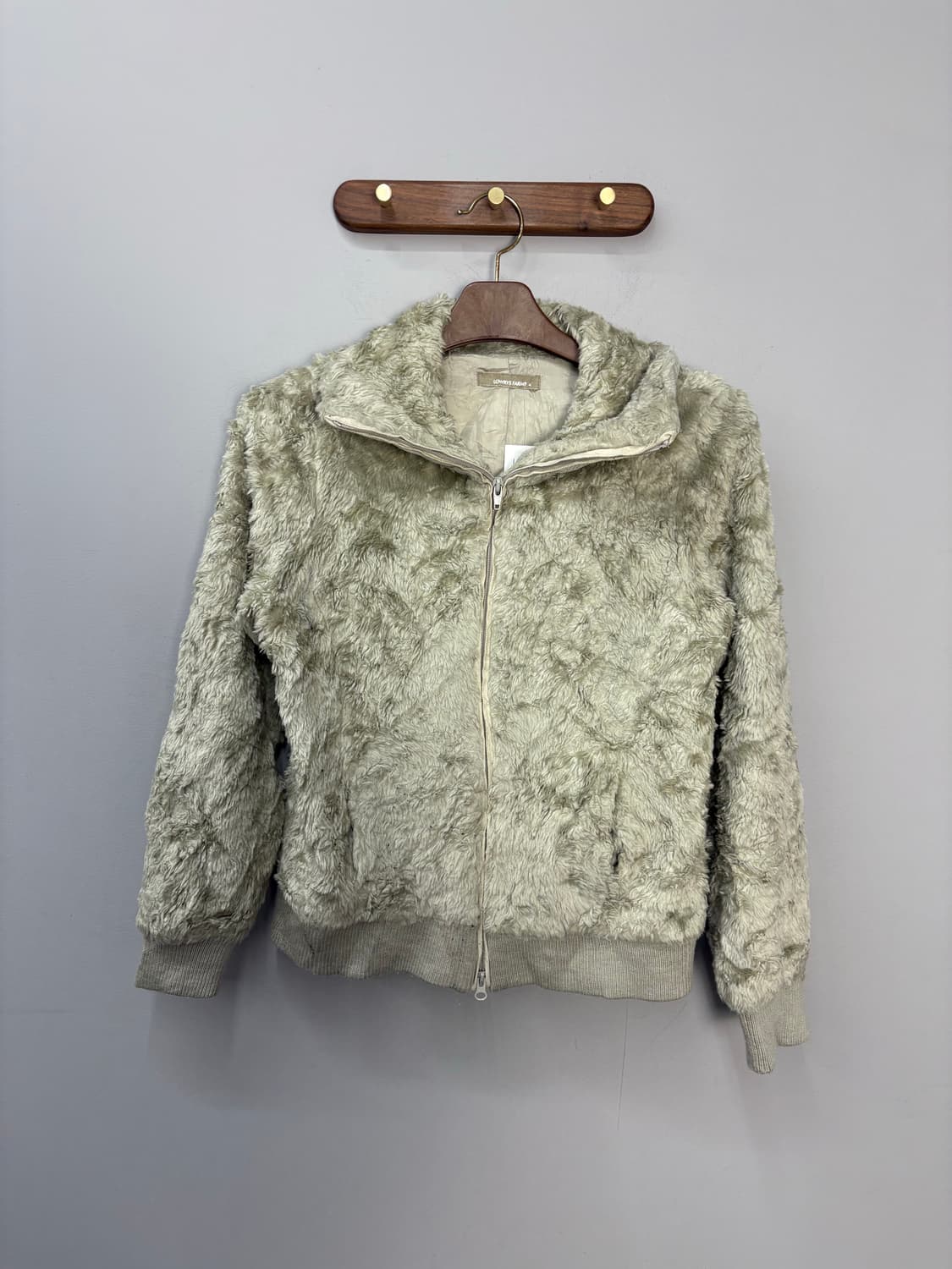 일본 빈티지 퍼 집업 투웨이 자켓 A2987 상품이미지2