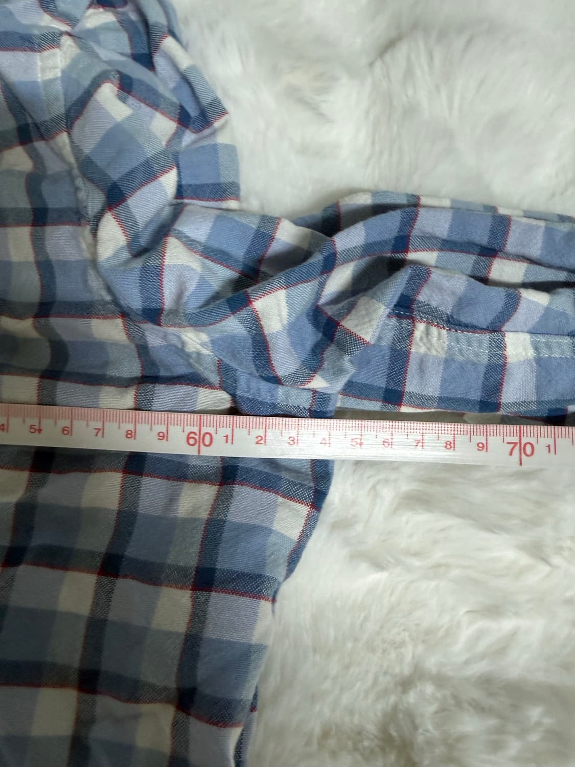 [XXL] 아메리칸 이글 체크 셔츠 블루 상품이미지5