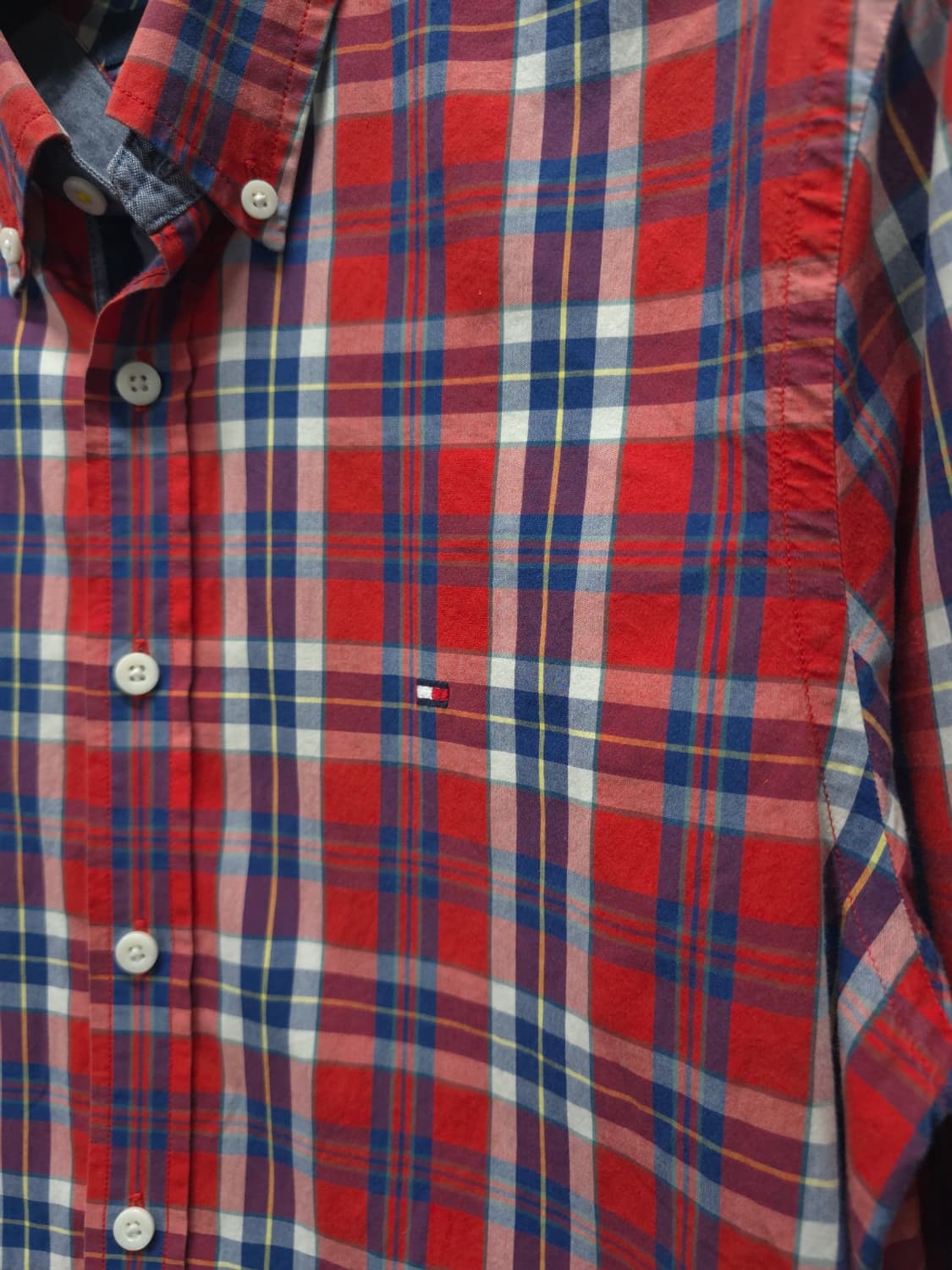 타미힐피거 간절기용 레드체크셔츠 ( 55~66 ) 상품이미지6