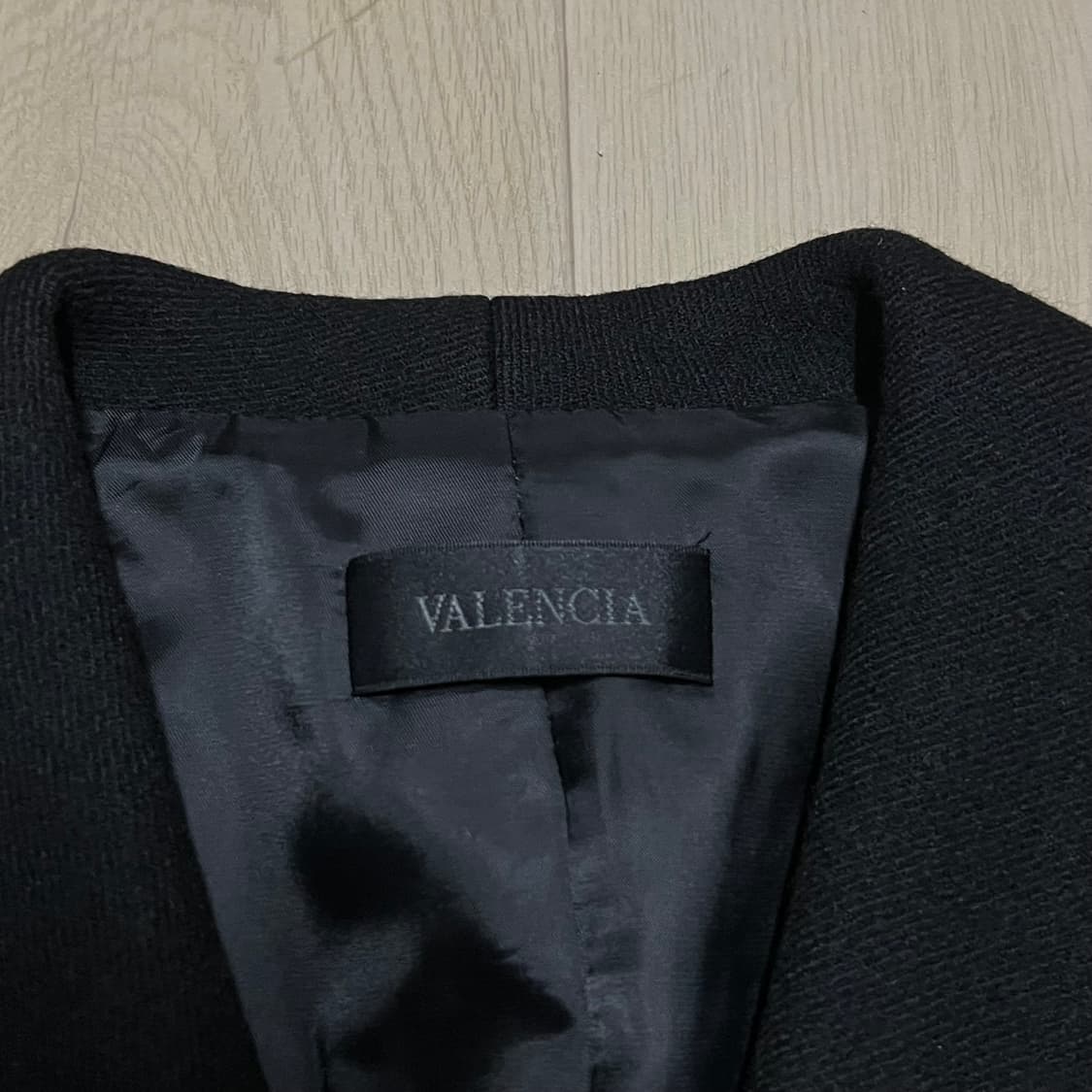 발렌시아 여성 모직 더블 블레이저 정장자켓 [블랙] S/90 상품이미지4