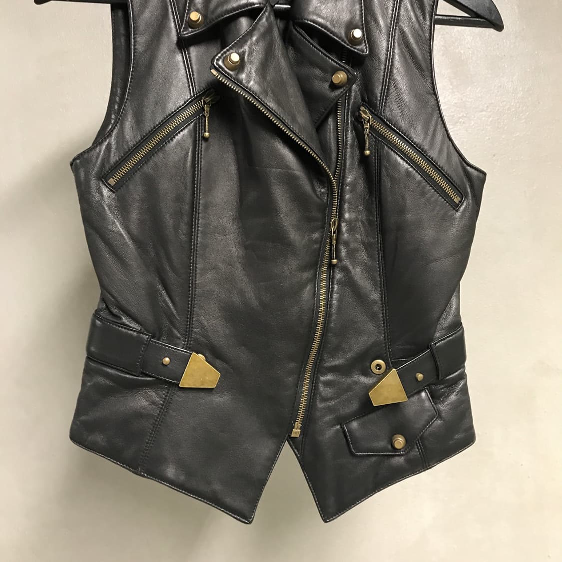 알렉산더왕 가죽 라이더 베스트 2(W) 상품이미지3