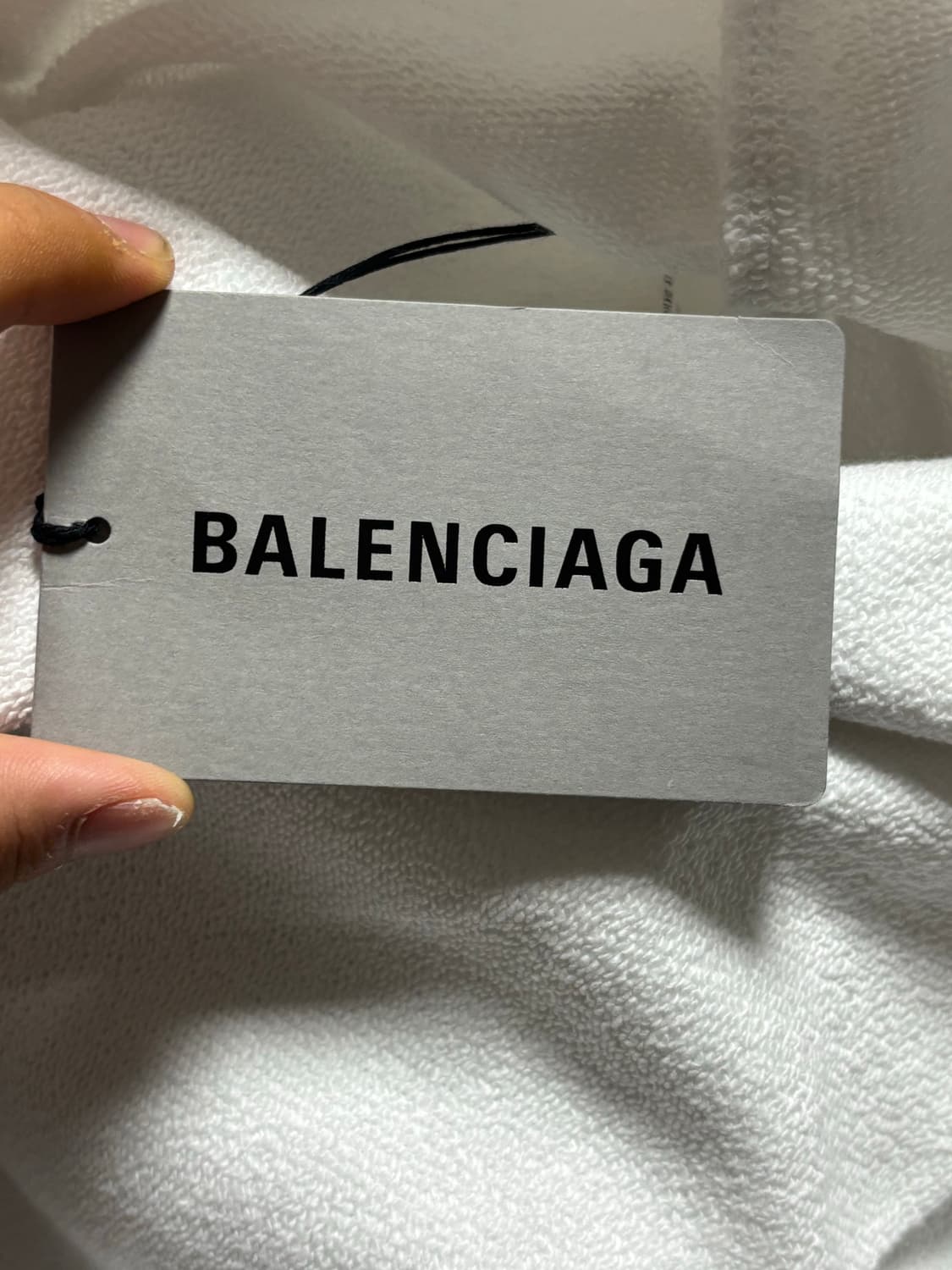 [새상품급/백화점판] 발렌시아가 웨이브 로고 후드티 [105] 상품이미지5